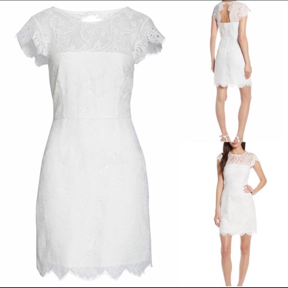 Bb Dakota white lace dress - Picture 3 of 5